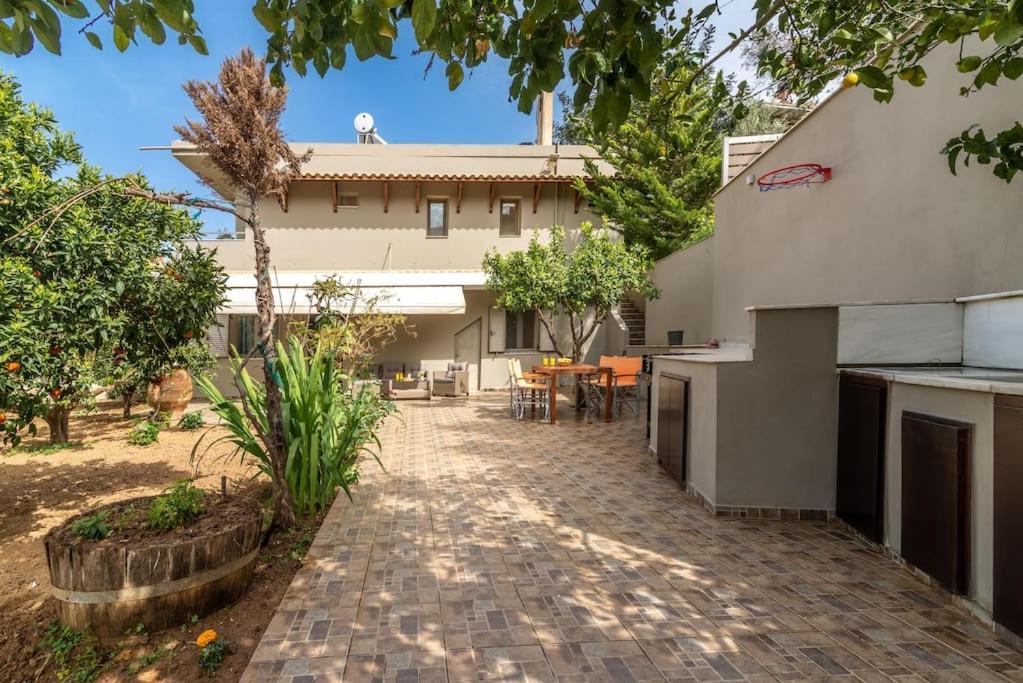 Citrea Stylish House With Garden Near Beach Heraklion Exteriör bild